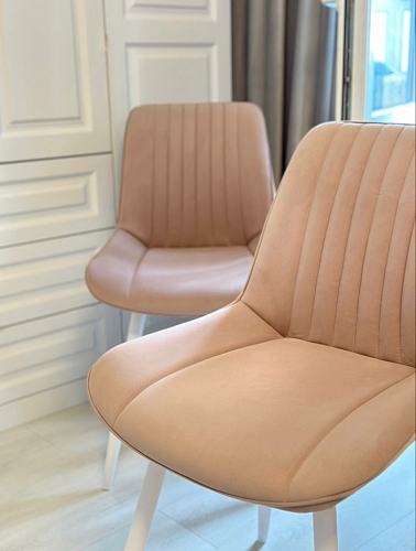 Стул на металлокаркасе Седа К кирпичный / черный фото покупателя 151