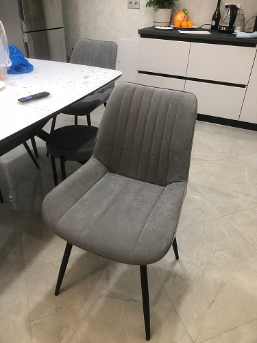 Стул на металлокаркасе Седа К кирпичный / черный фото покупателя 304