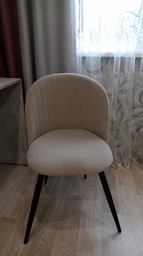 Стул на металлокаркасе Gabi-1 wine red / black фото покупателя 792