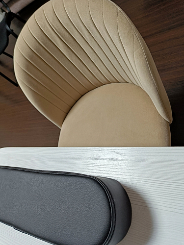 Стул на металлокаркасе Gabi 1 light purple / black фото покупателя 150