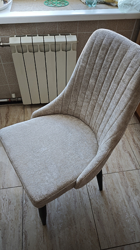 Стул на металлокаркасе Kora light purple / black фото покупателя 447