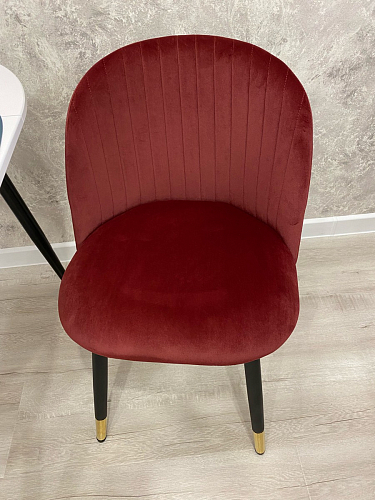 Стул на металлокаркасе Gabi 1 dark gray / black фото покупателя 502