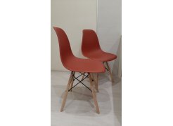 Пластиковый стул Eames PC-015 серо-голубой / дерево фото покупателя 187