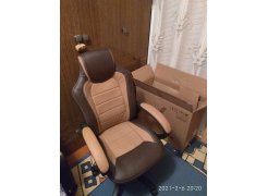 Компьютерное кресло Kadis коричневое / бежевое фото покупателя 107