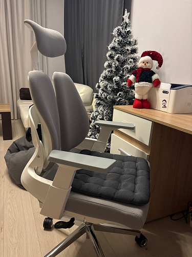 Компьютерное кресло Hiba gray / chrome фото покупателя 15