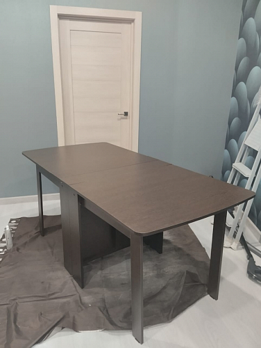 Стол обеденный раздвижной СтК7 венге фото покупателя 13