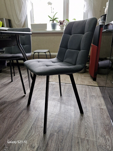 Комплект стульев Чилли 2 шт бежевый / черный фото покупателя 537