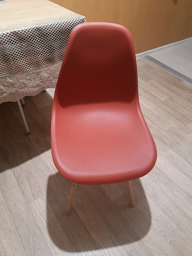 Стул Cindy Eames mod. 001 khaki / natural фото покупателя 125