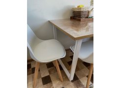 Стол Лота Лофт 140 25 мм юта / белый матовый фото покупателя 130