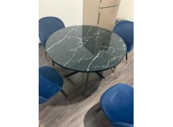 Стул на металлокаркасе Gabi blue / black фото покупателя 734