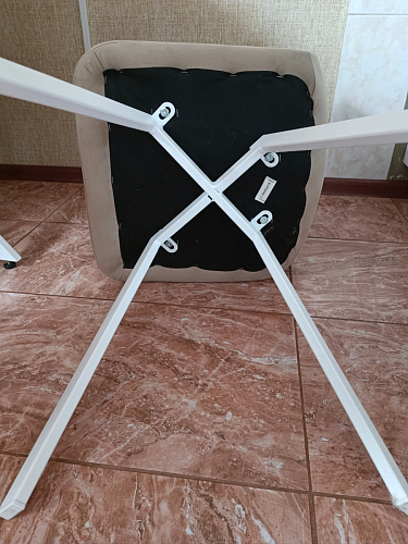 Стул на металлокаркасе Чилли зеленый / черный фото покупателя 1209