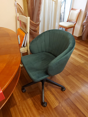 Компьютерное кресло Пард confetti silver серый / черный фото покупателя 228