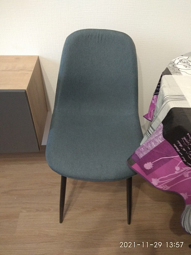 Стул на металлокаркасе Lilu 05 gray / white фото покупателя 46