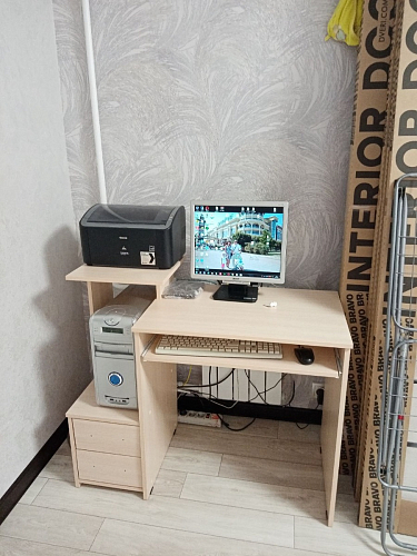 Компьютерный стол Джаз-24 левый дуб сонома фото покупателя 151