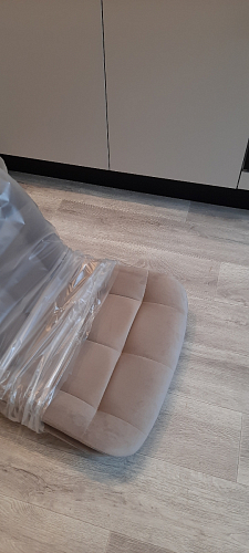 Стул на металлокаркасе Челси бежевый / черный фото покупателя 50