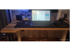 Компьютерный стол Маркос 140х80 зеленый / черный фото покупателя 1