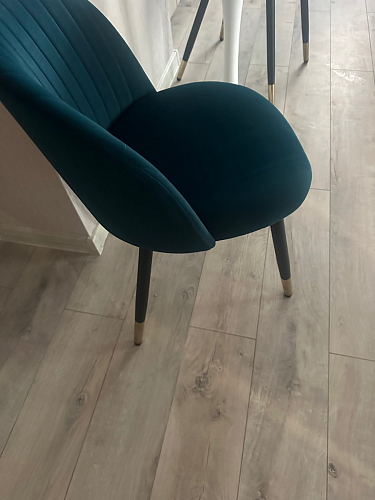 Стул на металлокаркасе Gabi latte / gold / black фото покупателя 586