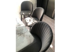 Стул на металлокаркасе Gabi gray / black фото покупателя 621