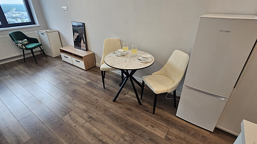 Стул на металлокаркасе Kora light blue / white фото покупателя 361