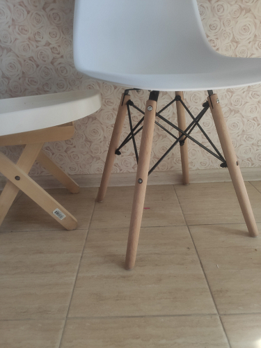 Пластиковый стул Eames PC-015 желтый фото покупателя 394