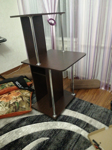 Компьютерный стол КСТ-12 белый  - Уцененный экземпляр фото покупателя 65