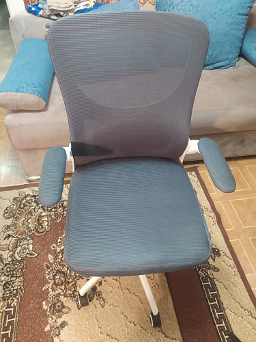 Компьютерное кресло Konfi dark gray / pink / white фото покупателя 85