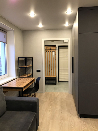 Письменный стол Леон Лофт бетон / черный матовый фото покупателя 46