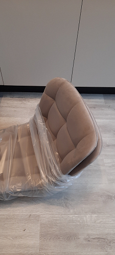 Стул на металлокаркасе Челси велюр коричневый / черный каркас фото покупателя 51