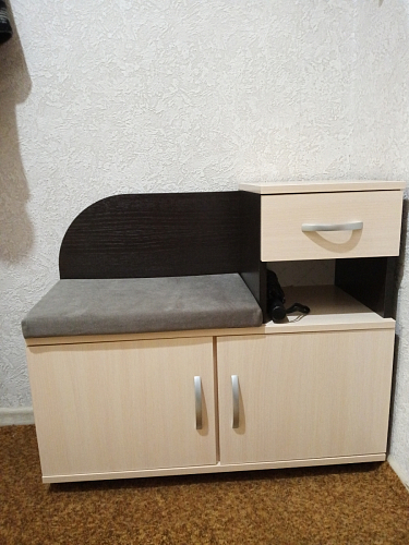 Обувница Аврора дуб млечный / венге фото покупателя 149