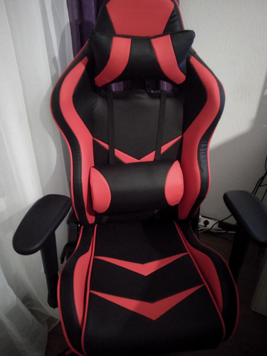 Компьютерное кресло Racer черное / красное фото покупателя 159