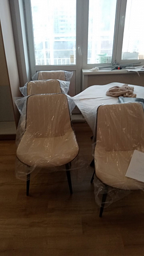 Стул на металлокаркасе Seda black / light gray фото покупателя 8