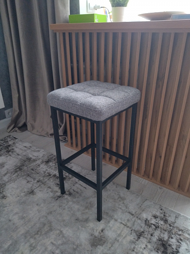 Барный стул Лофт катания минт / белый матовый фото покупателя 90