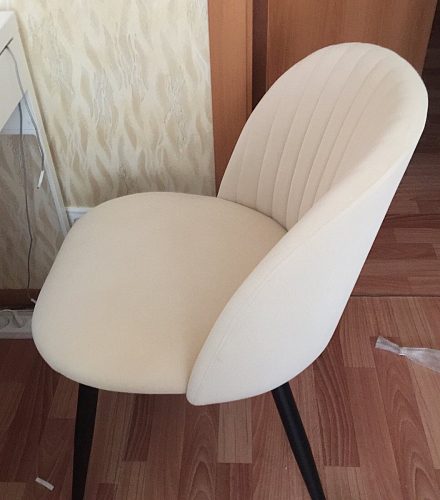 Стул на металлокаркасе Gabi green / black / silver фото покупателя 293