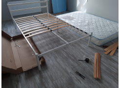 Односпальная кровать Фади 80х200 черная фото покупателя 481