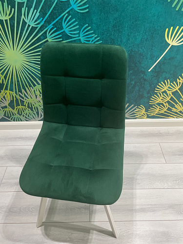 Стул на металлокаркасе Чилли бежевый / белый каркас фото покупателя 833