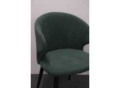 Стул на металлокаркасе Алсисар темно-синий / черный из шоурума 2