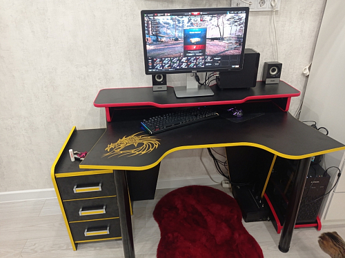 Тумба Ханна черная / красная - Уцененный экземпляр фото покупателя 133