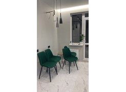 Стул на металлокаркасе Седа К крутящийся светло-серый  / белый фото покупателя 29