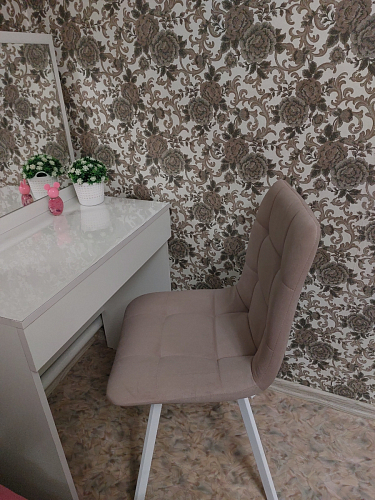 Стул на металлокаркасе Чилли светло-серый / черный фото покупателя 158