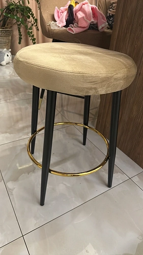 Барный стул Plato dark beige фото покупателя 9