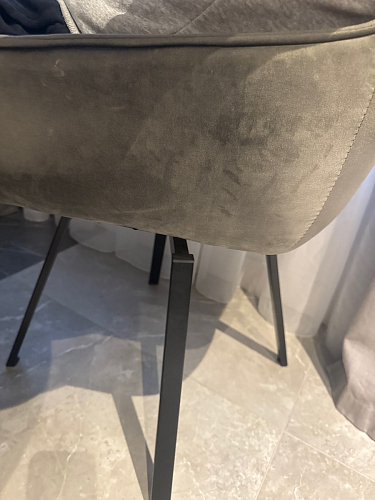 Стул на металлокаркасе Twin gray / black фото покупателя 46