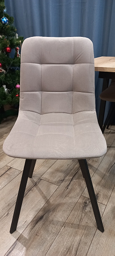 Стул на металлокаркасе Чилли бежевый / белый каркас фото покупателя 1121