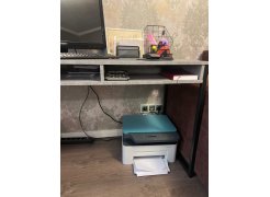 Письменный стол Леон Лофт бетон / черный матовый фото покупателя 77