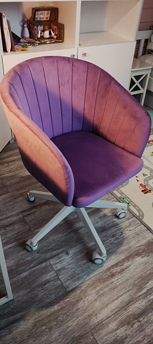 Компьютерное кресло Тибо confetti chocolate / белый фото покупателя 212