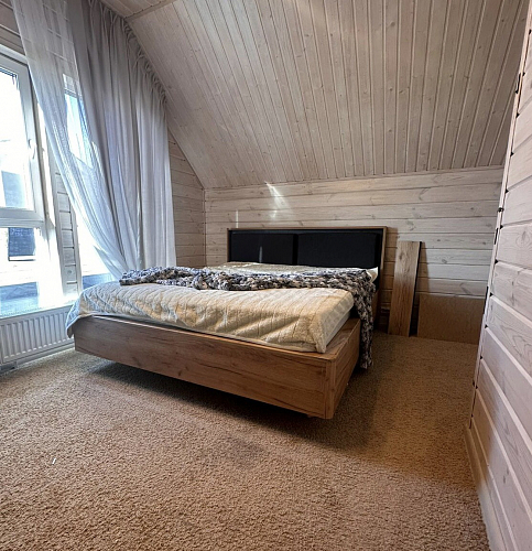 Двуспальная кровать Клауд 160х200 парящая дуб крафт золотой / антрацит фото покупателя 540