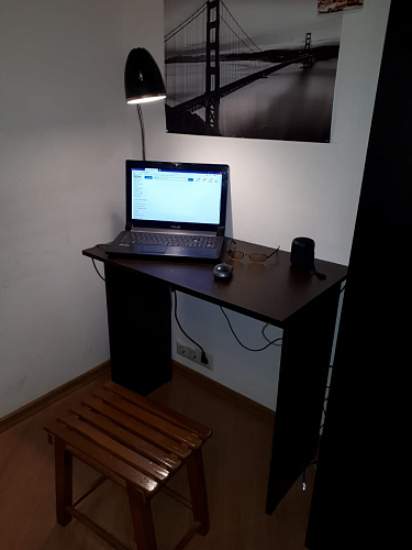 Стол письменный Kiwi дуб молочный  - Уцененный экземпляр фото покупателя 4