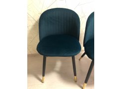 Стул на металлокаркасе Gabi 1 бежевый / черный с серебряными наконечниками фото покупателя 147