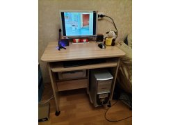 Компьютерный стол КСТ-10.1 Венге - Уцененный экземпляр фото покупателя 3