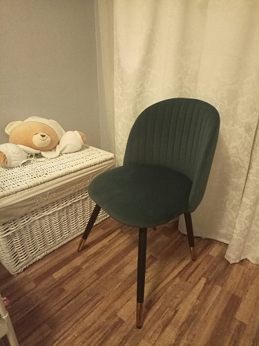 Стул на металлокаркасе Gabi latte / gold / black фото покупателя 967