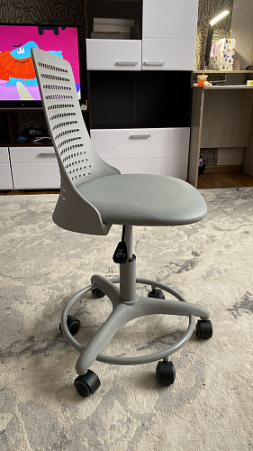 Компьютерное кресло Kiddy салатовое ткань (сетка) фото покупателя 51